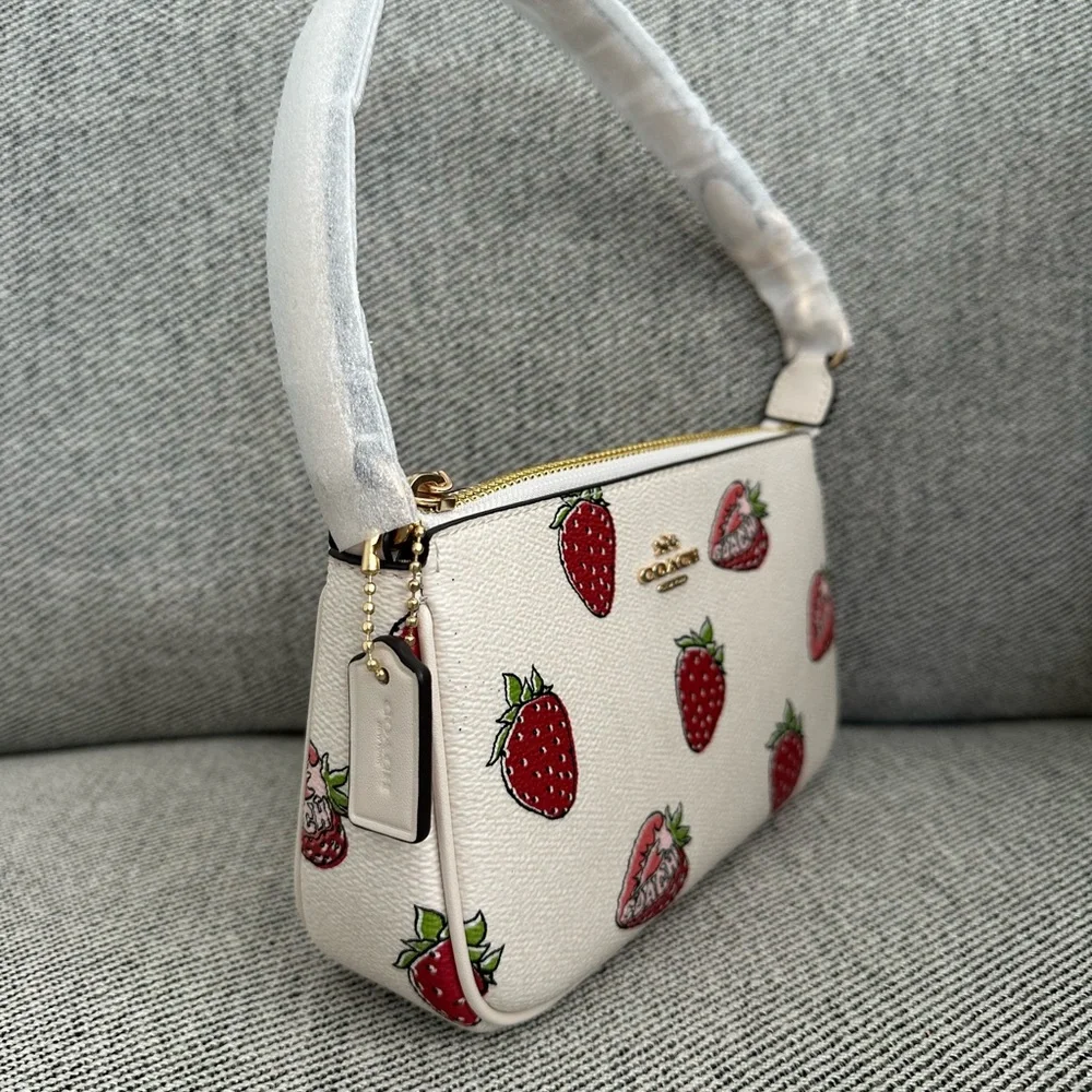 NWT Coach Nolita 19 With Strawberry Print CAL25（Slightly Imperfect Goods） - Picture 2 of 11